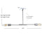 Turing 30.5" Adjustable Metal LED Linear Pendant