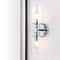 Jules Edison 16.5" Cylinder Iron/Seeded Glass Farmhouse Contemporary LED Wall Sconce
