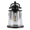 Marais 6.75" Iron/Seeded Glass Vintage Rustic LED Outdoor Lantern
