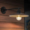 Bonner 12" Farmhouse Industrial Indoor/Outdoor Iron LED Victorian Arm Outdoor Sconce