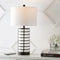 Jayce 27" Modern Industrial Iron Nightlight LED Table Lamp with USB Charging Port