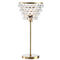 Buckingham 25" Crystal/Metal Table Lamp