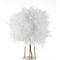 Stork 16" Feather Metal LED Table Lamp
