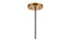 Remy 15.75" Adjustable Iron/Glass Art Deco Mid Century Globe LED Pendant