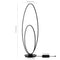Calder 47" Metal Modern Contemporary Oval Dimmable Integrated LED Floor Lamp