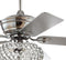 Crista 52" Metal/Wood LED Ceiling Fan