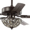 Ali 48" Wrought Iron LED Ceiling Fan With Remote