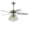 Kris 42" Crystal LED Ceiling Fan With Remote