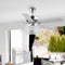 Kristie 52" Crystal/Metal Modern Glam Drum LED Ceiling Fan With Remote