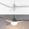 Sully 52" Contemporary Industrial Iron/Plastic Mobile-App/Remote-Controlled 6-Speed Propeller Integrated LED Ceiling Fan