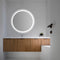 Dane 27 Round Frameless Anti-Fog Aluminum Front/Back-lit Tri-color LED Bathroom Vanity Mirror with Smart Touch Control