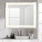 Remy Rectangular Frameless Anti-Fog Aluminum Front-lit Tri-color LED Bathroom Vanity Mirror with Smart Touch Control