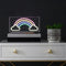 Rainbow 11.75" Contemporary Glam Acrylic Box USB Operated LED Neon Light