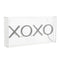 XOXO 11.75" Contemporary Glam Acrylic Box USB Operated LED Neon Light