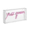 Yass Queen 11.8" Contemporary Glam Acrylic Box USB Operated LED Neon Light