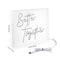 Better Together Contemporary Glam Acrylic Box USB Operated LED Neon Light