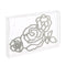 Crowd Of Roses Contemporary Glam Acrylic Box USB Operated LED Neon Light