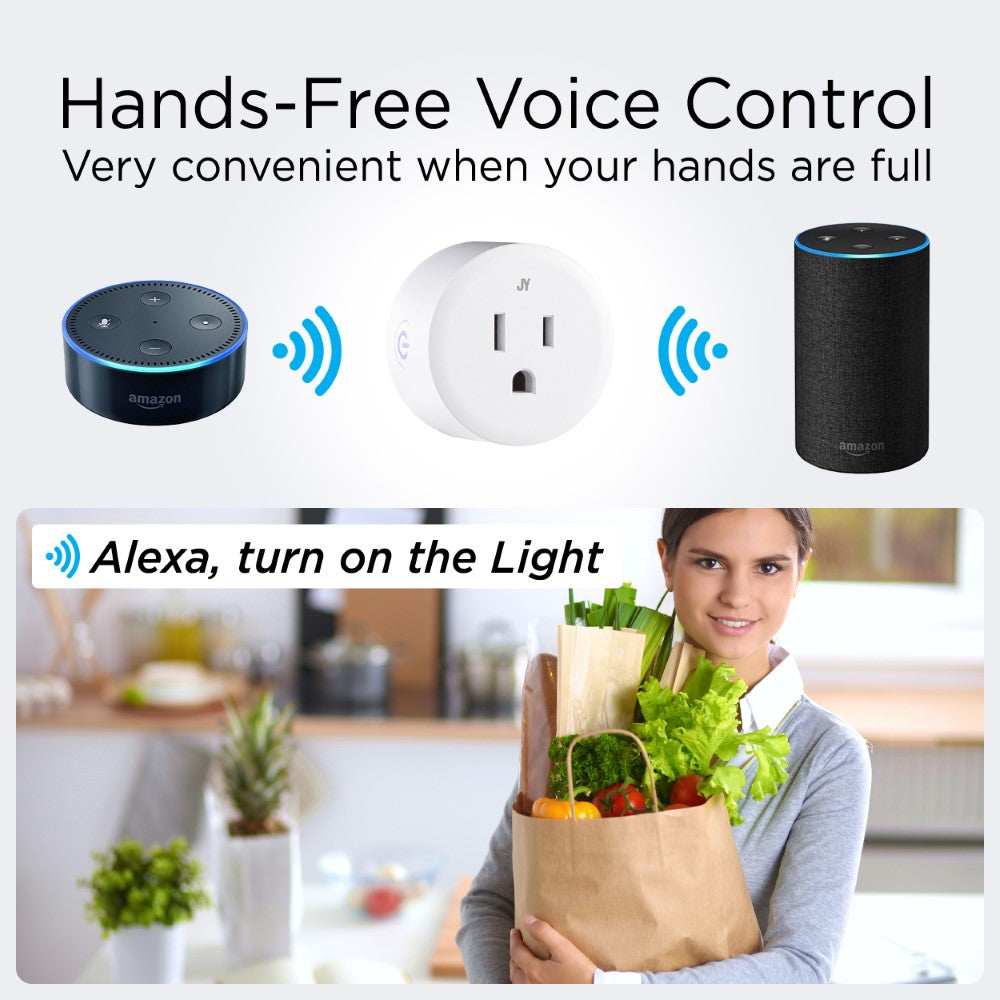 Smart Plug Wi-Fi enabled, voice control