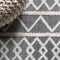 Aylan High-low Pile Knotted Trellis Geometric Indoor/outdoor Area Rug