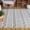 Aylan High-low Pile Knotted Trellis Geometric Indoor/outdoor Area Rug