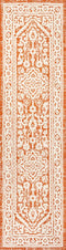 Sinjuri Medallion Textured Weave Indoor/outdoor Area Rug