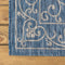 Charleston Vintage Filigree Textured Weave Indoor/outdoor Runner Rug