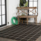 Grid Modern Squares Indoor/outdoor Area Rug