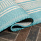 Haynes Modern Double Stripe Indoor/outdoor Area Rug