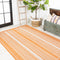 Haynes Modern Double Stripe Indoor/outdoor Area Rug